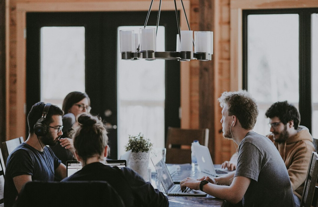 business professionals in meeting
