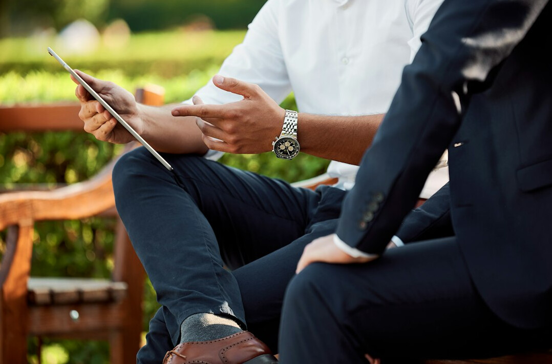 business team discussion